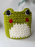 Crochet basket “Frog”