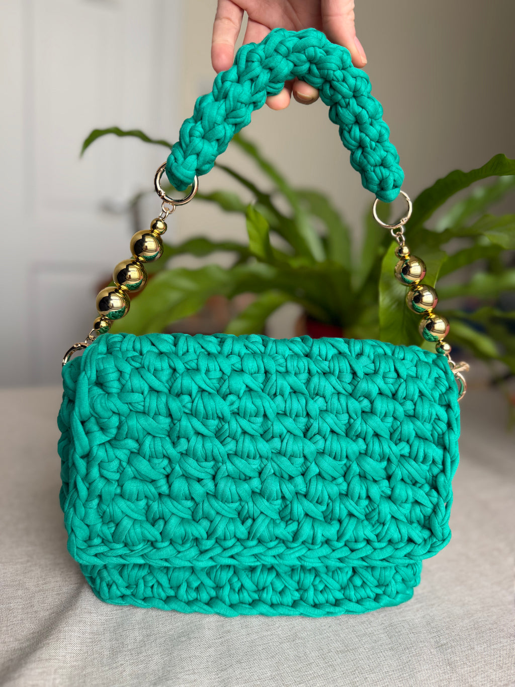 Handbag “Emerald mood”