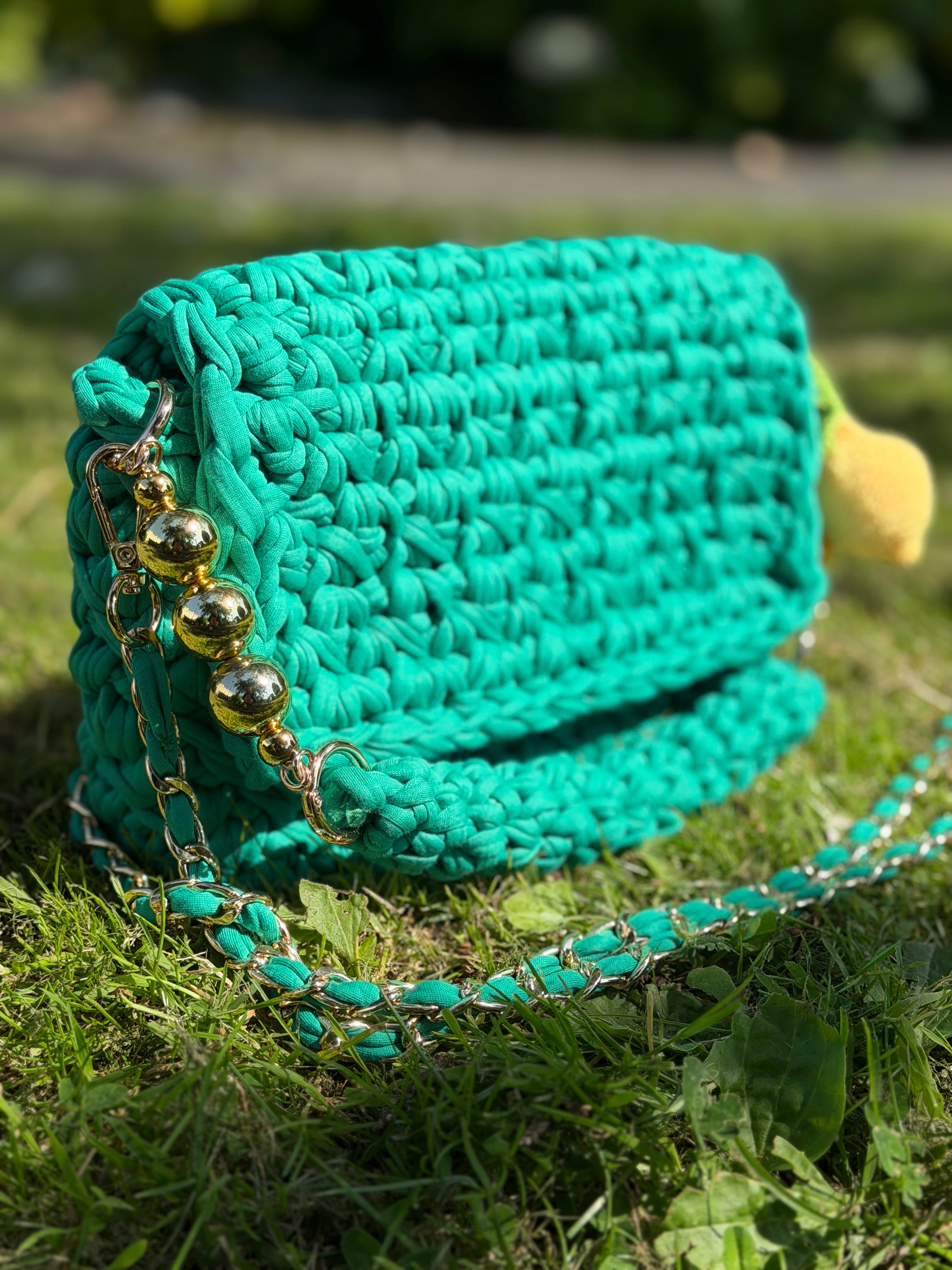 Handbag “Emerald mood”