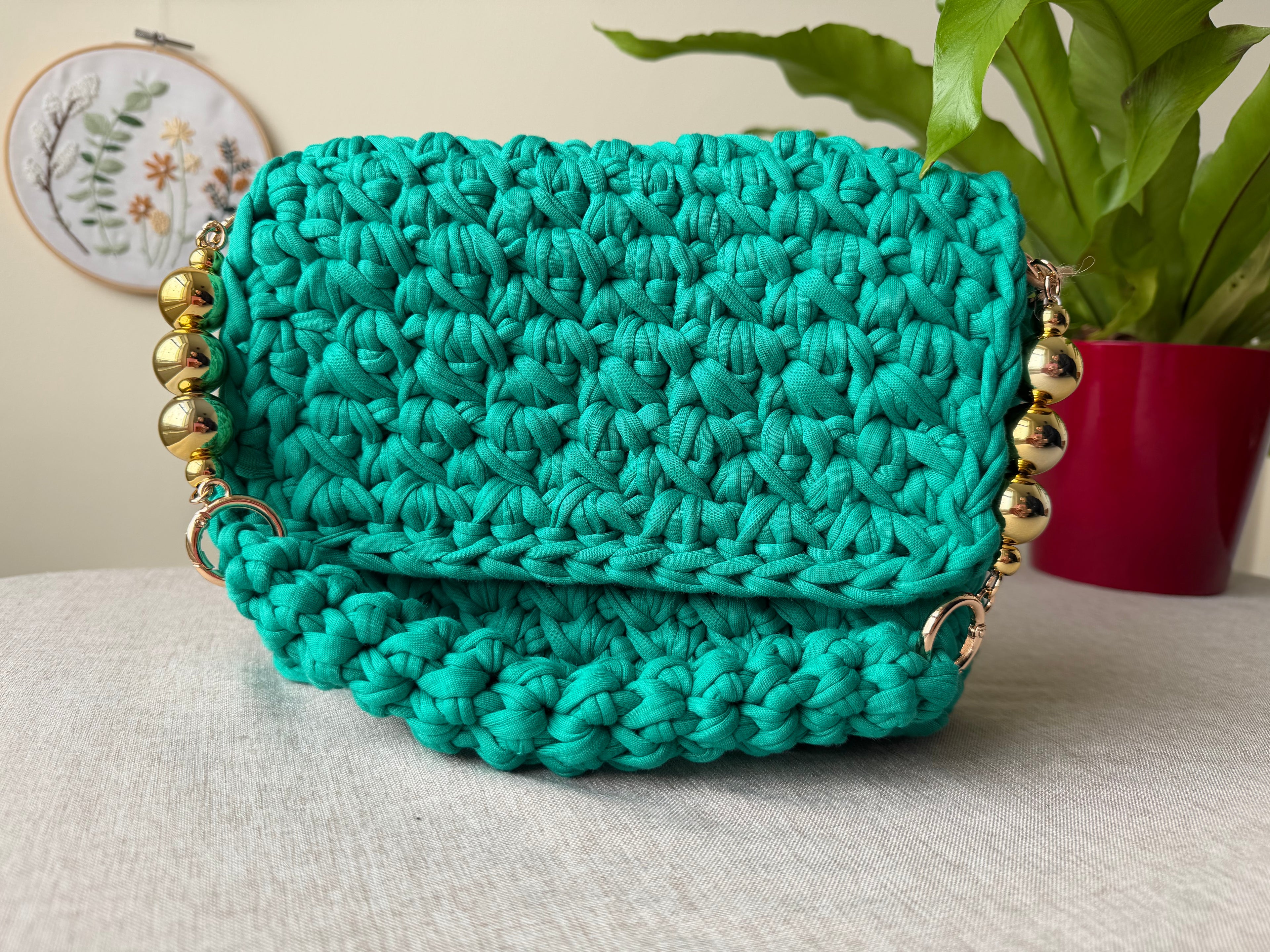 Handbag “Emerald mood”