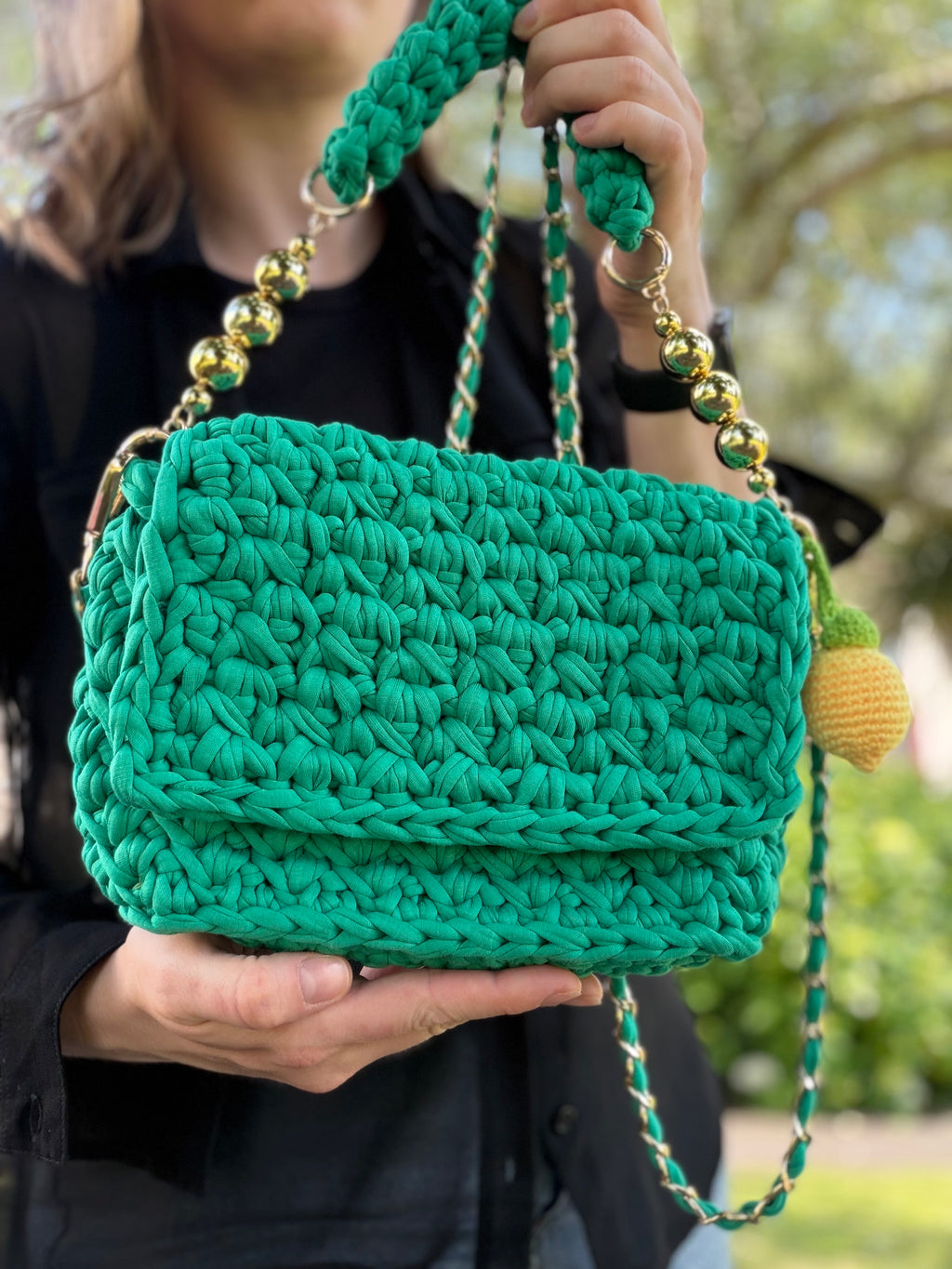 Handbag “Emerald mood”