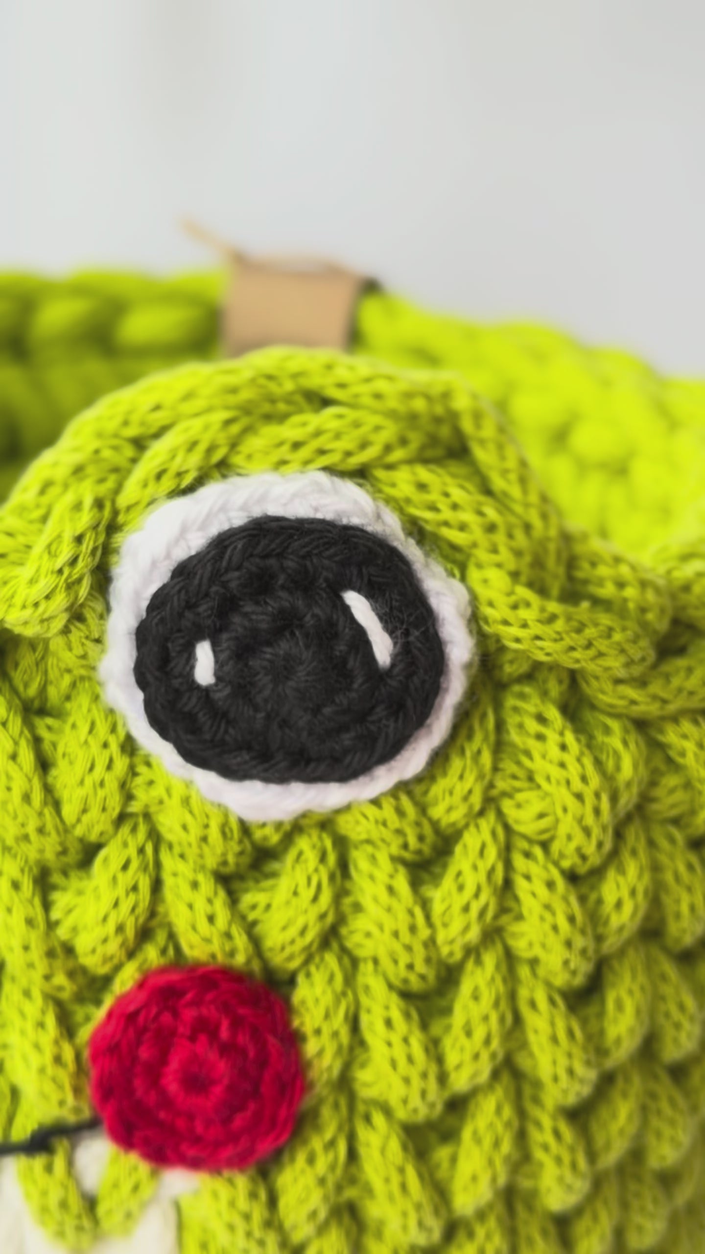 Crochet basket “Frog”